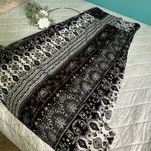 White Plum Boho Maxi Skirt